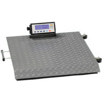Balance &agrave; plateforme mobile, Capacit&eacute; de 660 lb / 300 kg, 30" lo x 30" la St. Lawrence Industrial & Safety Supply