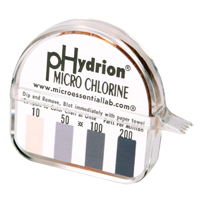 Papier r&eacute;actif Hydrion Chlorine Phydrion CM-240 St. Lawrence Industrial & Safety Supply