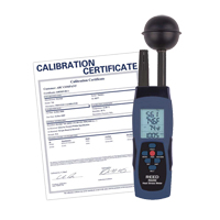 Compteur de contrainte thermique au thermom&egrave;tre-globe mouill&eacute; (WBGT) avec certificat de calibration St. Lawrence Industrial & Safety Supply