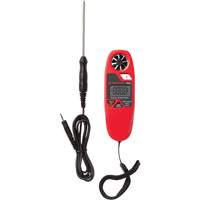 TMA5 Anemometer Thermometer, Not Data Logging, 0.4 - 25 m/sec Air Velocity Range St. Lawrence Industrial & Safety Supply