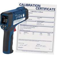 Professional Infrared Thermometer with Calibration Certificate, -26 - 1472° F ( -32 - 800° C ), 30:1, Adjustable Emmissivity St. Lawrence Industrial & Safety Supply