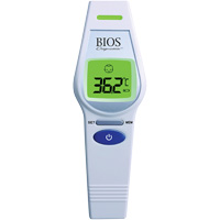 Non-Contact Forehead Thermometer, 0°C - 100.0°C (32.0°F - 212.0°F), Fixed Emmissivity St. Lawrence Industrial & Safety Supply