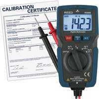 Compact Multimeter with Non-Contact Voltage and Calibration Certificate, AC/DC Voltage, AC/DC Current St. Lawrence Industrial & Safety Supply