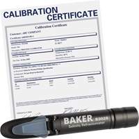 Refractometer with ISO Certificate, Analogue (Sight Glass), Salinity St. Lawrence Industrial & Safety Supply