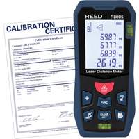 Laser Distance Meter with Calibration Certificate, 0' - 164' (0 m - 50 m) Range, Digital (Electronic) St. Lawrence Industrial & Safety Supply