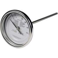 Thermom&egrave;tre &agrave; tige sirop d'&eacute;rable 5", Contact, Analogique St. Lawrence Industrial & Safety Supply