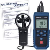 Thermo-an&eacute;mom&egrave;tre &agrave; aube R4100 avec volume d'air et certificat d'&eacute;talonnage, Enregistrement des donn&eacute;es, Gamme de v&eacute;locit&eacute; d'air de 0,4 - 30 m/sec St. Lawrence Industrial & Safety Supply