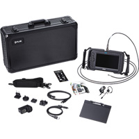 High-Performance Videoscope Kit with Dual HD Camera & Long Camera Probe, 1280" L x 720" W Display, 1024 x 600 pixels, 4.9 mm (0.19") Camera Head St. Lawrence Industrial & Safety Supply