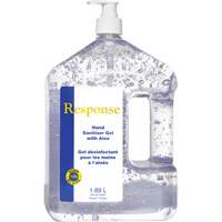 Response&reg; Hand Sanitizer Gel with Aloe, 1890 ml, Pump Bottle, 70% Alcohol St. Lawrence Industrial & Safety Supply