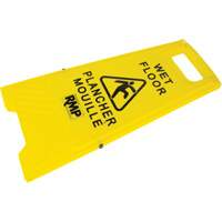 Safety Wet Floor Sign, Bilingual with Pictogram St. Lawrence Industrial & Safety Supply