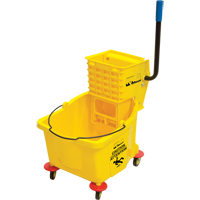 Mop Bucket and Wringer, Side Press, 9.5 US Gal.(38 Quart), Yellow St. Lawrence Industrial & Safety Supply