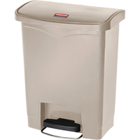 Slim Jim&reg; Waste Container, Resin, 8 US gal. Capacity St. Lawrence Industrial & Safety Supply