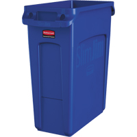 Contenants Slim Jim avec canaux de ventilation, De bureau, Poly&eacute;thyl&egrave;ne, 16 gal. US St. Lawrence Industrial & Safety Supply