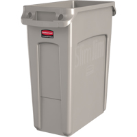 Contenants Slim Jim avec canaux de ventilation, De bureau, Poly&eacute;thyl&egrave;ne, 16 gal. US St. Lawrence Industrial & Safety Supply