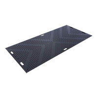 LibertyMat&reg; Medium-Duty Ground Protection, 4' x 8', High Density Polyethylene, Textured, Black St. Lawrence Industrial & Safety Supply
