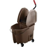WaveBrake&reg; Mop Bucket & Wringer Combo Pack, Down Press, 8.75 US Gal.(35 Quart), Brown St. Lawrence Industrial & Safety Supply