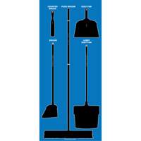 Ultra Aluma-Lite Dry Shadow Board (English Only) St. Lawrence Industrial & Safety Supply