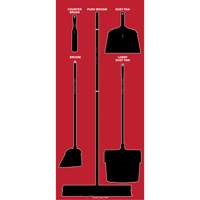 Ultra Aluma-Lite Dry Shadow Board (English Only) St. Lawrence Industrial & Safety Supply