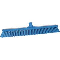 Combo Bristle Push Broom, Coarse/Fine Bristles, 24", Polyester, Blue St. Lawrence Industrial & Safety Supply