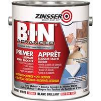 B-I-N&reg; Advanced Synthetic Shellac Based Primer, 3.78 L, Gallon, Tintable Bright White St. Lawrence Industrial & Safety Supply