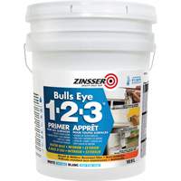 Appr&ecirc;t &agrave; base d'eau Bulls Eye 1-2-3, 18,9 L, Seau, Blanc St. Lawrence Industrial & Safety Supply