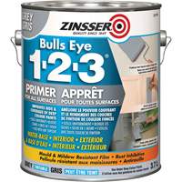 Bulls Eye 1-2-3&reg; Water-Base Primer, 3.78 L, Gallon, Grey St. Lawrence Industrial & Safety Supply