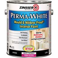 Peinture int&eacute;rieure Mold & Mildew-Proof Perma-White, 3,78 L, Gallon, Blanc St. Lawrence Industrial & Safety Supply