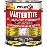 Peinture &agrave; l'&eacute;preuve de l'eau Watertite Mold & Mildew-Proof, Blanc, Satin&eacute;, 3,78 L, Gallon St. Lawrence Industrial & Safety Supply