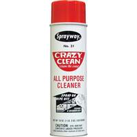 Nettoyant tout usage Crazy Clean, 20 oz, Canette a&eacute;rosol St. Lawrence Industrial & Safety Supply