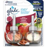 Glade&reg; PlugIns&reg; Scented Oil Refills, Apple Cinnamon, Cartridge St. Lawrence Industrial & Safety Supply