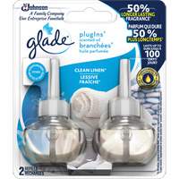 Glade&reg; PlugIns&reg; Scented Oil Refills, Clean Linen&reg;, Cartridge St. Lawrence Industrial & Safety Supply
