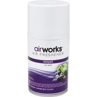 D&eacute;sodorisant en a&eacute;rosol &agrave; doses mesur&eacute;es AirWorks, Vignoble, Canette a&eacute;rosol St. Lawrence Industrial & Safety Supply