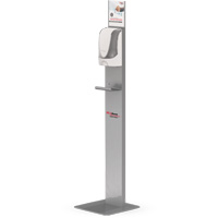 Support de plancher pour distributeur de d&eacute;sinfectant pour les mains sans contact St. Lawrence Industrial & Safety Supply