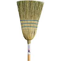 Balai de paille robuste, Trois cordes, Manche Bois St. Lawrence Industrial & Safety Supply