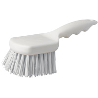 Short Handle Pot Brush, 9" L, Polypropylene Bristles, White St. Lawrence Industrial & Safety Supply