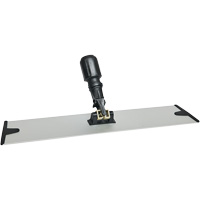 Support de vadrouille &agrave; &eacute;pousseter en microfibres &agrave; boucles et crochets, 18", Aluminium St. Lawrence Industrial & Safety Supply