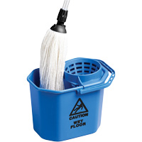 Heavy-Duty Mop Cone Pail, Strainer, 3 US Gal. (12 Quart), Blue St. Lawrence Industrial & Safety Supply