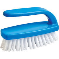 Nail Cleaning Brush, 4" L, Synthetic Bristles, Blue/White St. Lawrence Industrial & Safety Supply