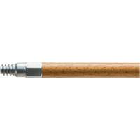 Handle with Metal Tip, Wood, ACME Threaded Tip, 15/16" Diameter, 54" Length St. Lawrence Industrial & Safety Supply