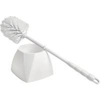 Bowl Brush with Caddy, 15-1/2" L, Polypropylene Bristles, White St. Lawrence Industrial & Safety Supply