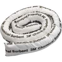 Chemical Sorbent Mini-Boom, Hazmat, 8' L x 3" W, 15.5 gal Absorbancy St. Lawrence Industrial & Safety Supply