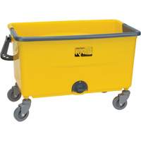 Microfibre Mop Bucket & Wringer, Strainer, 11 US Gal. (44 Quart), Yellow St. Lawrence Industrial & Safety Supply