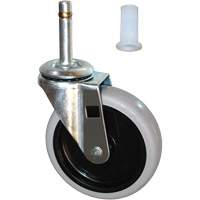 Roulette &agrave; tige pivotante de rechange pour chariot St. Lawrence Industrial & Safety Supply