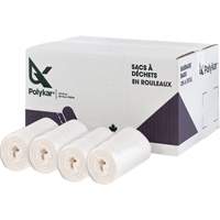 High Density Garbage Bags, Utility, 22" W x 20" L, 8 microns, Frosted, 23 L (6 Gal.) Capacity St. Lawrence Industrial & Safety Supply