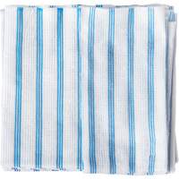 Chiffons jetables, Microfibre, Bleu/Blanc St. Lawrence Industrial & Safety Supply