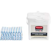 Seau de chargement pour chiffons microfibres, Blanc St. Lawrence Industrial & Safety Supply