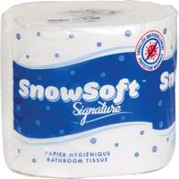 Papier hygi&eacute;nique de premi&egrave;re qualit&eacute; Snow Soft, 2 Pli, 600 Feuilles/Rouleu, Longueur 145', Blanc St. Lawrence Industrial & Safety Supply