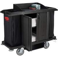 Executive Full-Size Housekeeping Cart with Doors St. Lawrence Industrial & Safety Supply