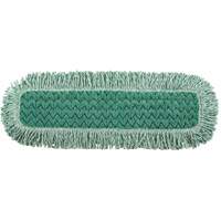 Hygen Fringed Dust Pad, Hook and Loop Style, Microfibre, 27-1/2" L x 9" W St. Lawrence Industrial & Safety Supply