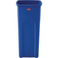 Conteneur de recyclage carr&eacute; Untouchable, Vrac, Plastique, 23 gal. US St. Lawrence Industrial & Safety Supply